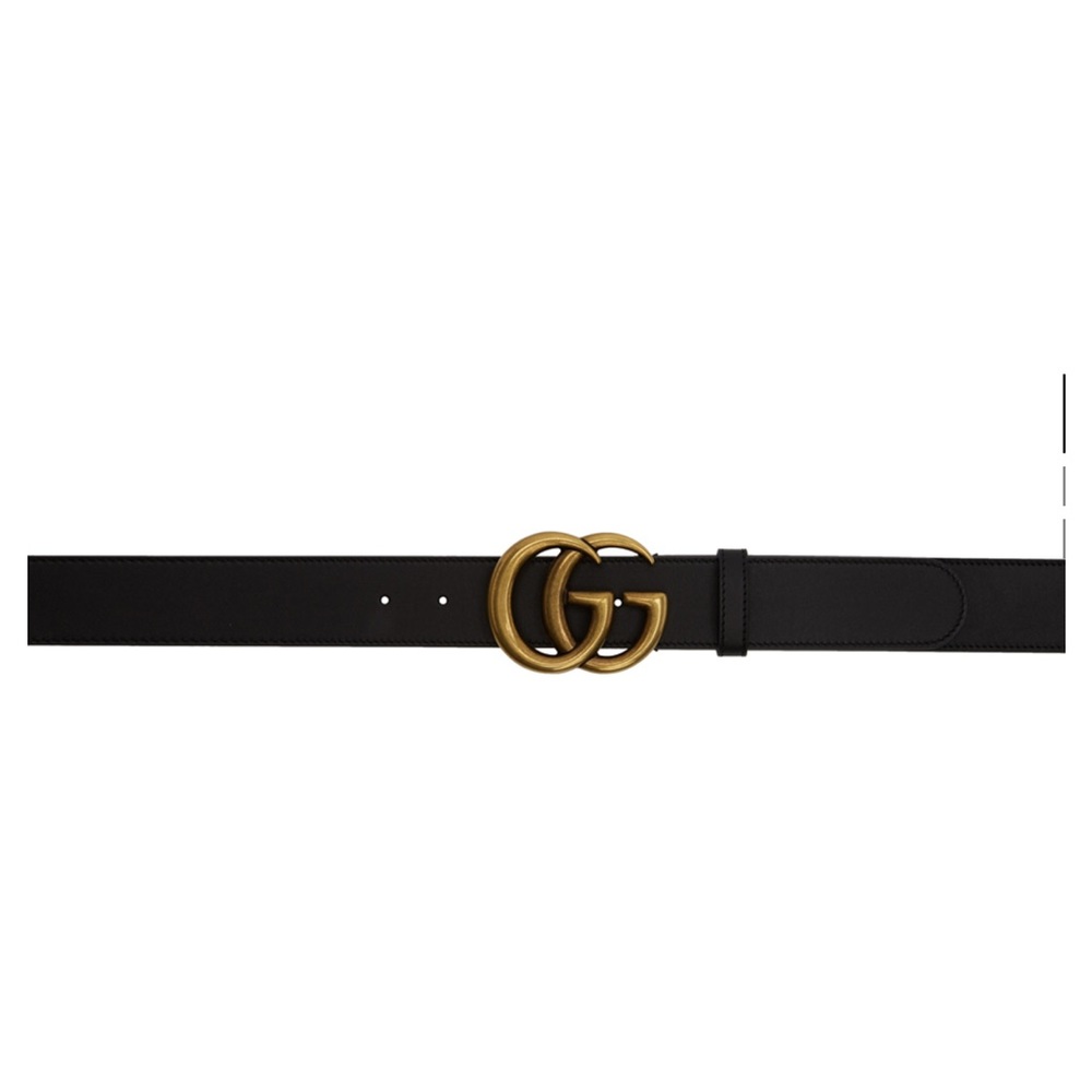 Black Gucci belt